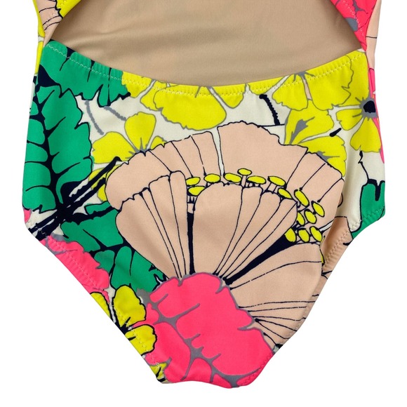 Crewcuts by J. Crew Girls Floral One Piece Swimsuit Size 4/5 - Picture 6 of 8